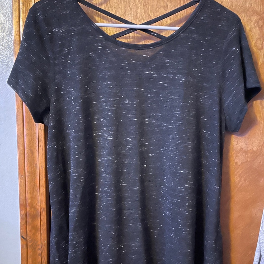 strappy back tee